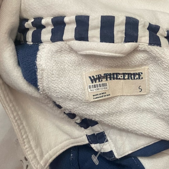 Free People  American Dream Polo - Red, Blue, Cream Small 2355 - Picture 6 of 10